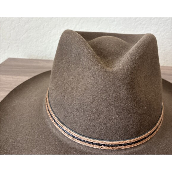 NWT Stetson The Rawlins, Size Large, KB Oak Brown, 100% Wool, USA, Cowboy Hat - Picture 8 of 16
